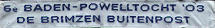 BP-tocht 2003: Buitenpost (name-ribbon)